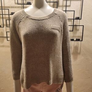 Tan Crew Neck Sweater